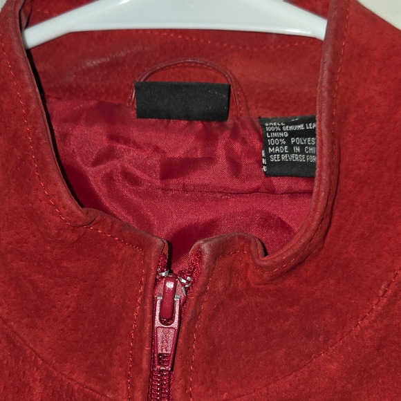 Vintage 90s Y2k Tangents Suede Leather Vest - Picture 10 of 14